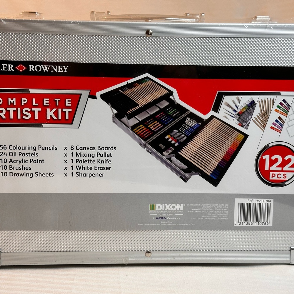 DALER ROWNEY 122 pcs Complete Artist Kit